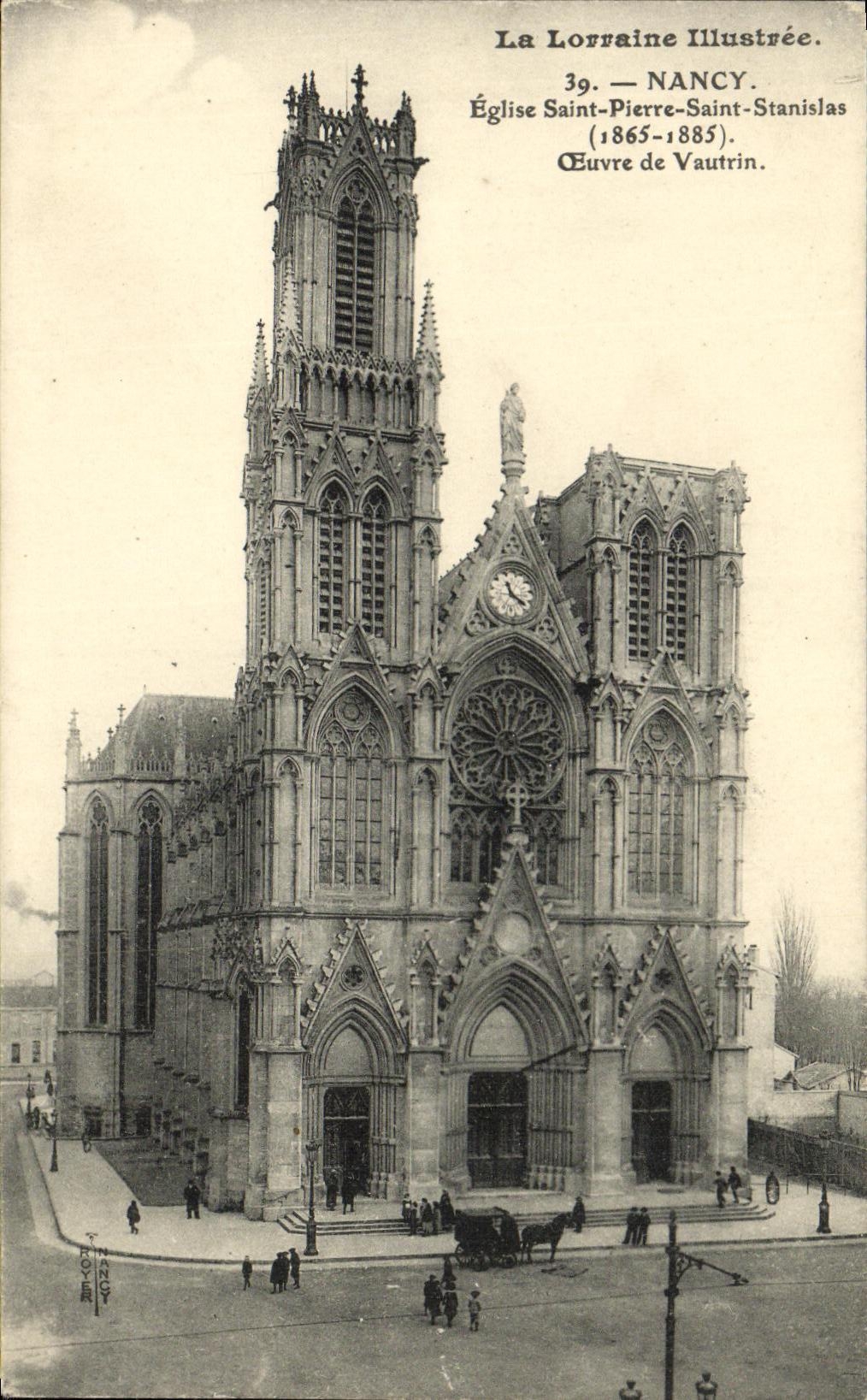 CPA Nancy Eglise Saint Pierre Saint Stanislas Oeuvre de Vautrin