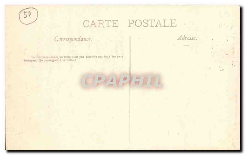 CPA Nancy Eglise Saint Pierre Saint Stanislas Oeuvre de Vautrin — Verso
