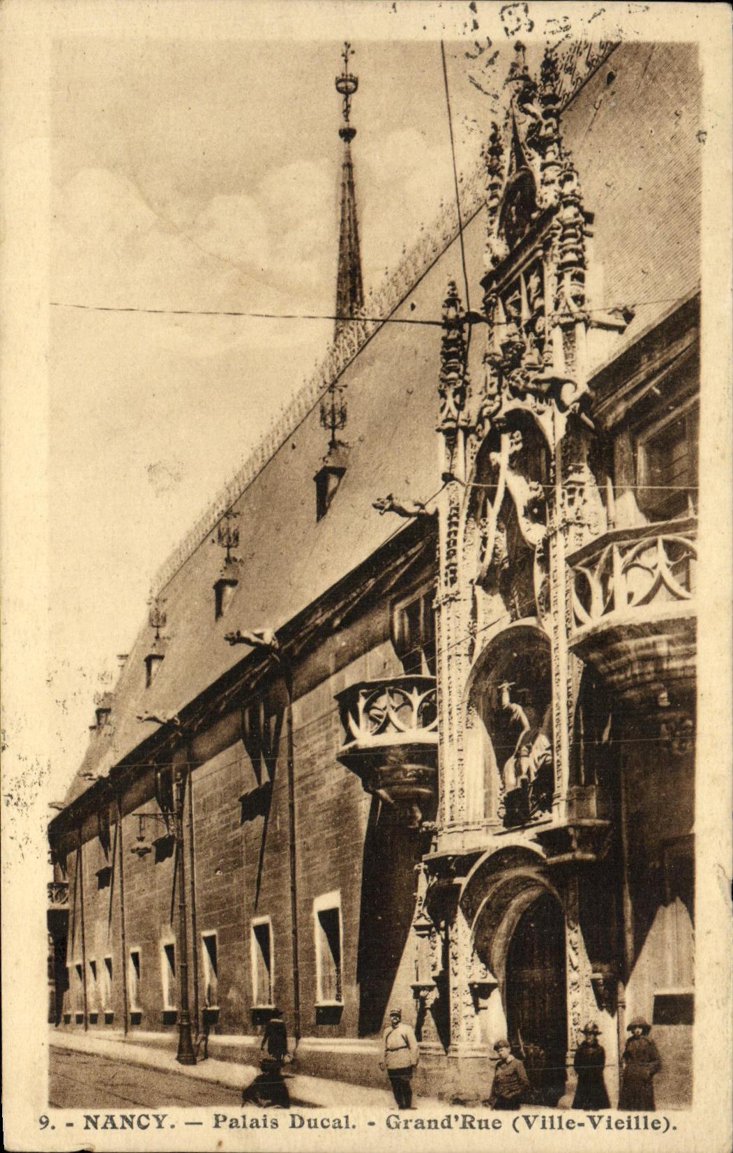 CPA Nancy Palais Ducal Grand Rue
