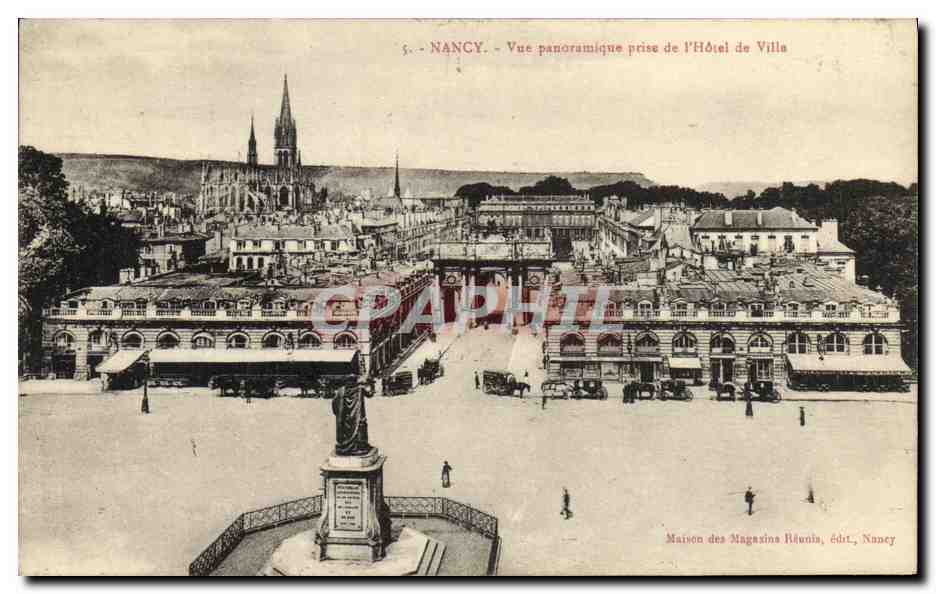 CPA Nancy Vue Panoramique prise de l Hotel de Ville