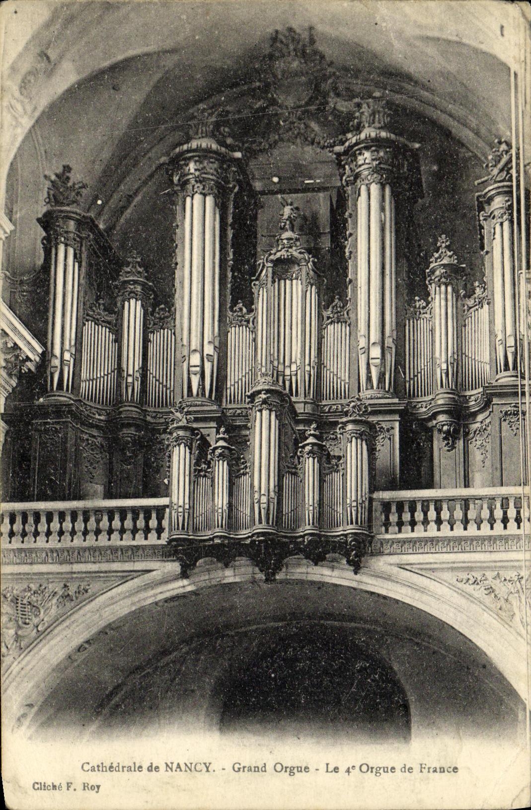CPA Nancy Grand Orgue Le 4eme Orgue de France