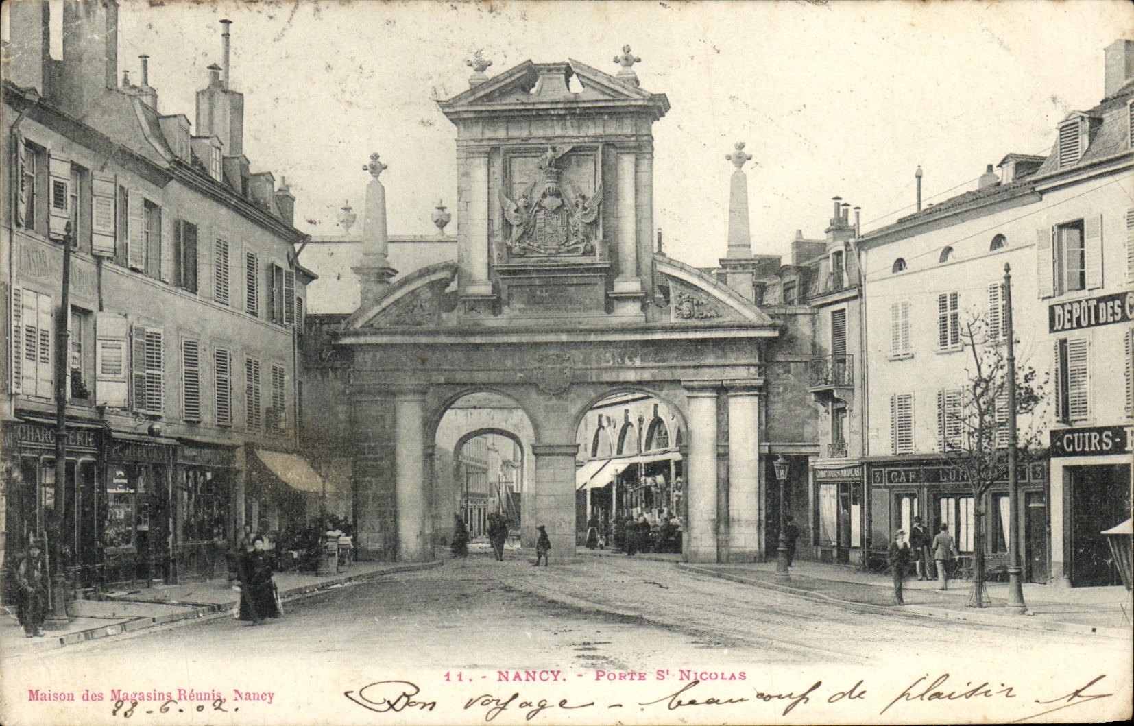 Nancy — Porte Saint-Nicolas — Maison des Magasins Réunis, Nancy