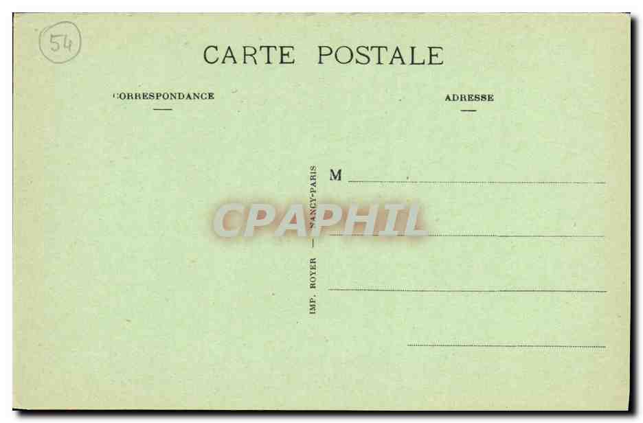 CPA Nancy Eglise des Cordeliers Tombeau de Philippe de Gheldre Louis Richier  — Verso