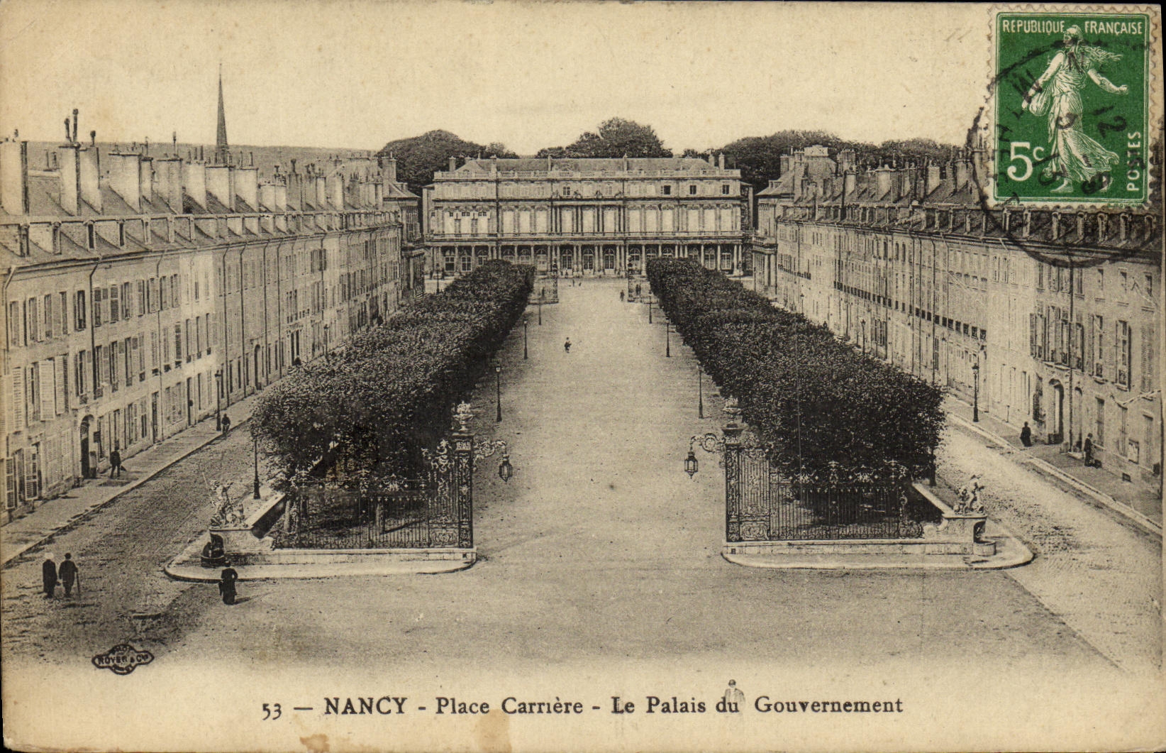 CPA Nancy Place Carriere Le Palais du Gouvernement