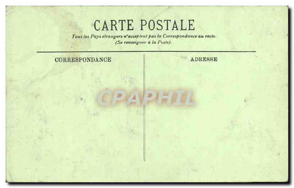 CPA Nancy Portail du Palais Ducal — Verso