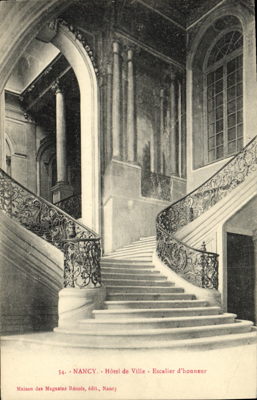 CPA Nancy Hotel de Ville Escalier d Honneur