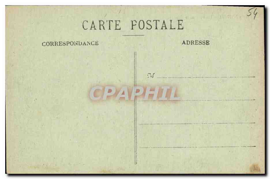 CPA Nancy Un coin de la Carriere — Verso