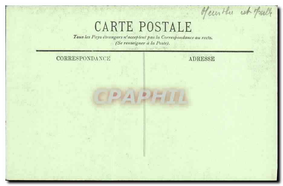 CPA Nancy Portail du Palais Ducal — Verso