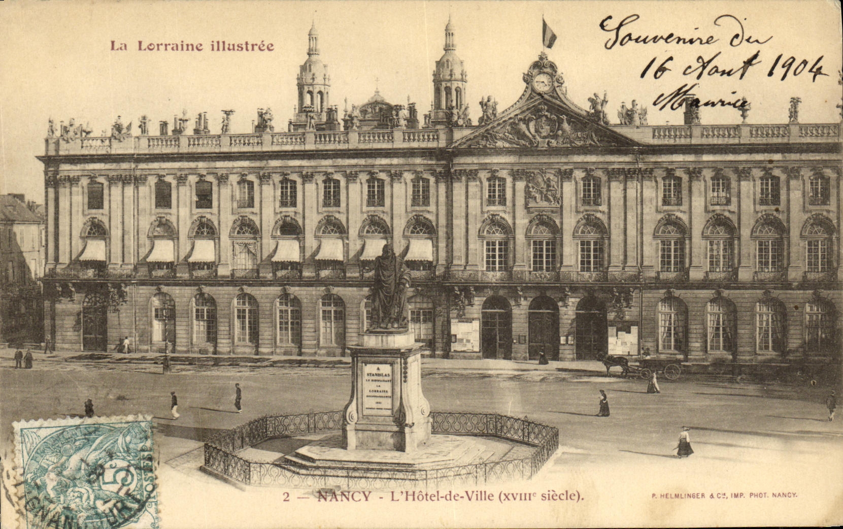 CPA Nancy L Hotel de Ville XVlll e Siecle