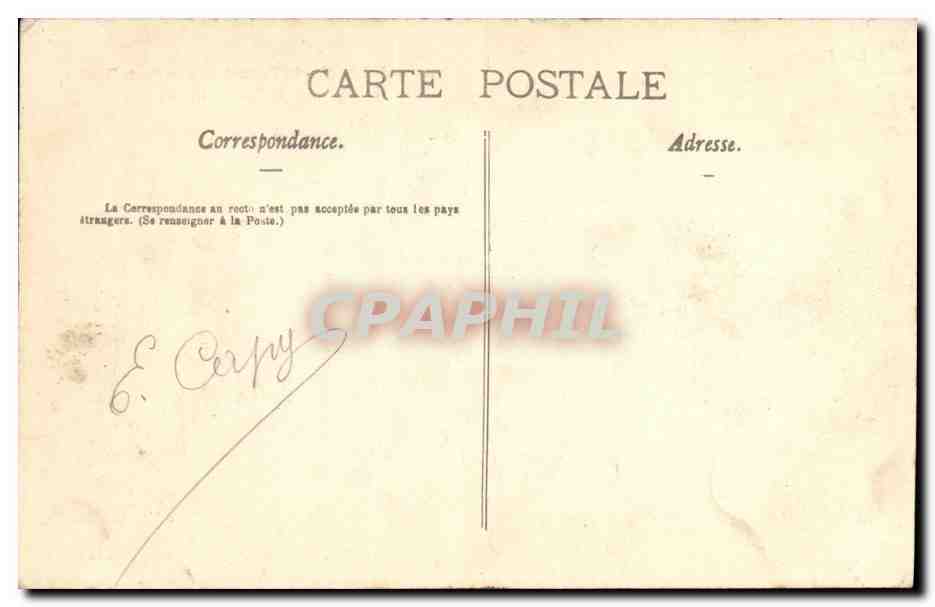 CPA Nancy La Porte Neuve ou Porte Desilles — Verso
