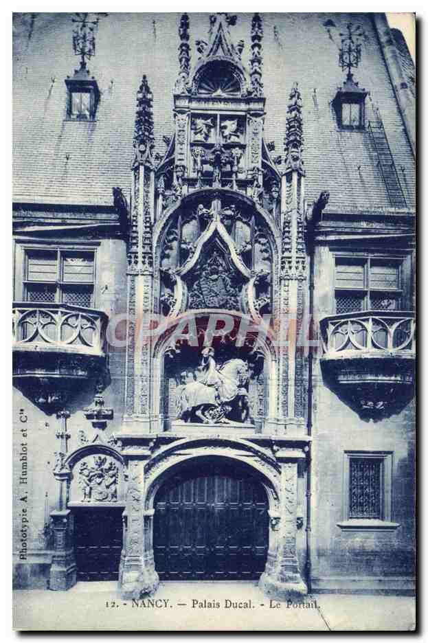 CPA Nancy Palais Ducal Le Portail