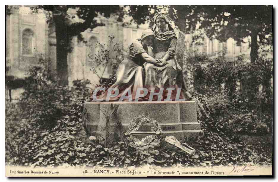 CPA Nancy Place St Jean le Souvenir monument de Dunois Alsace lorraine