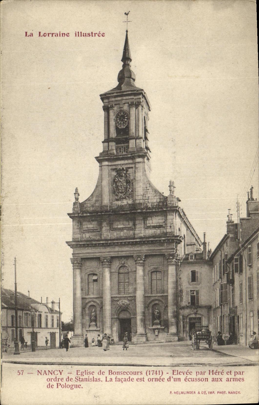 CPA Nancy Eglise De Bonsecours Elevee par Here