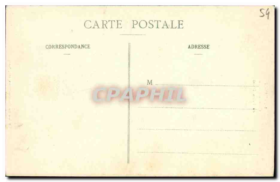 CPA Nancy Cour Interieure du Palais Ducal — Verso