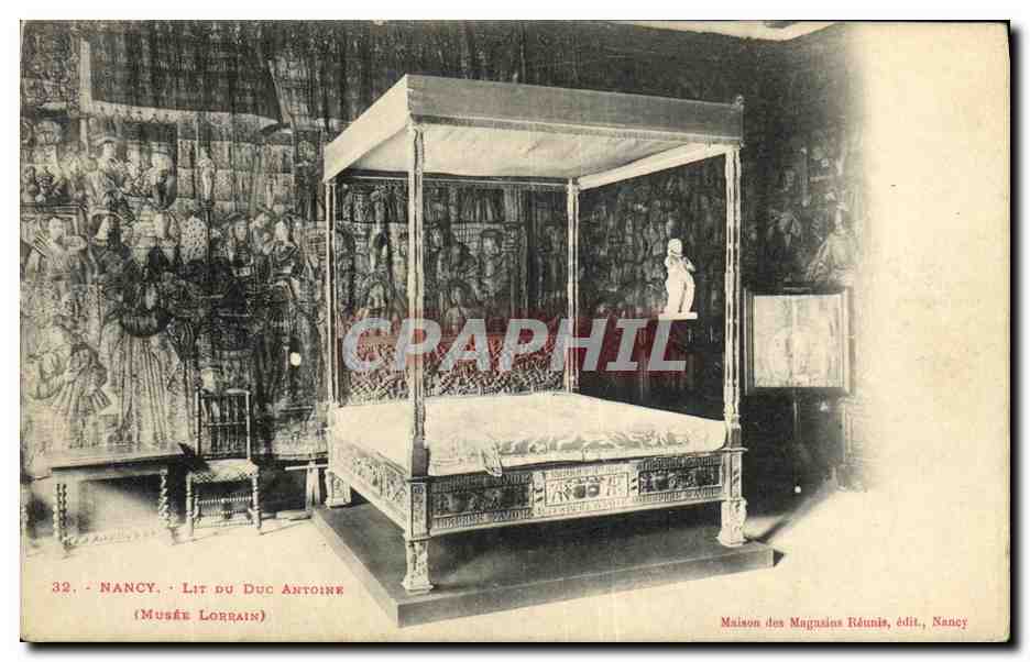CPA Nancy Lit Du Duc Antoine Musee Lorrain 