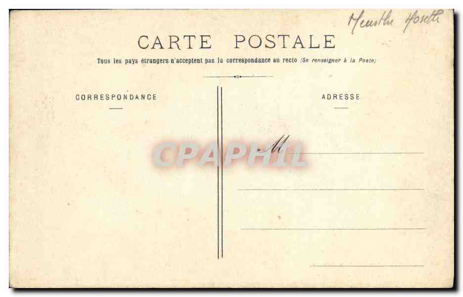 CPA Nancy Lit Du Duc Antoine Musee Lorrain  — Rückseite