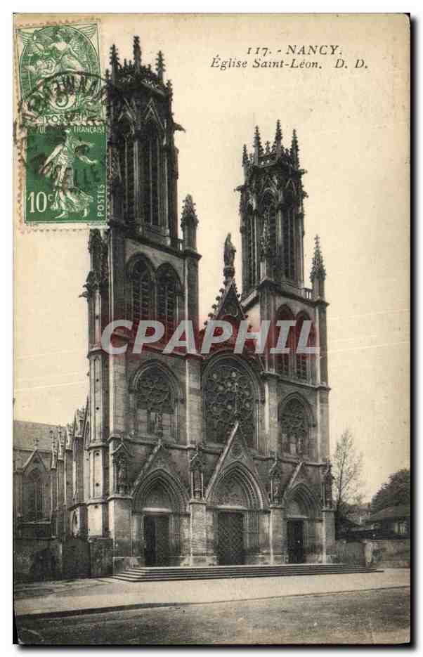 CPA Nancy Eglise Saint Leon