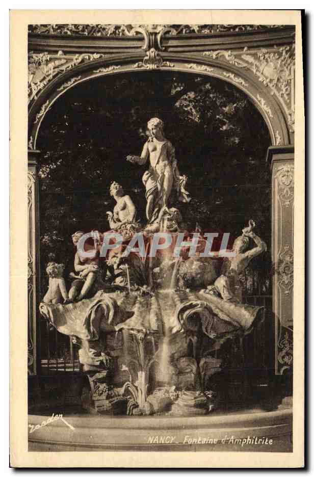 CPA Nancy La Coquette Fontaine d Amphitrite