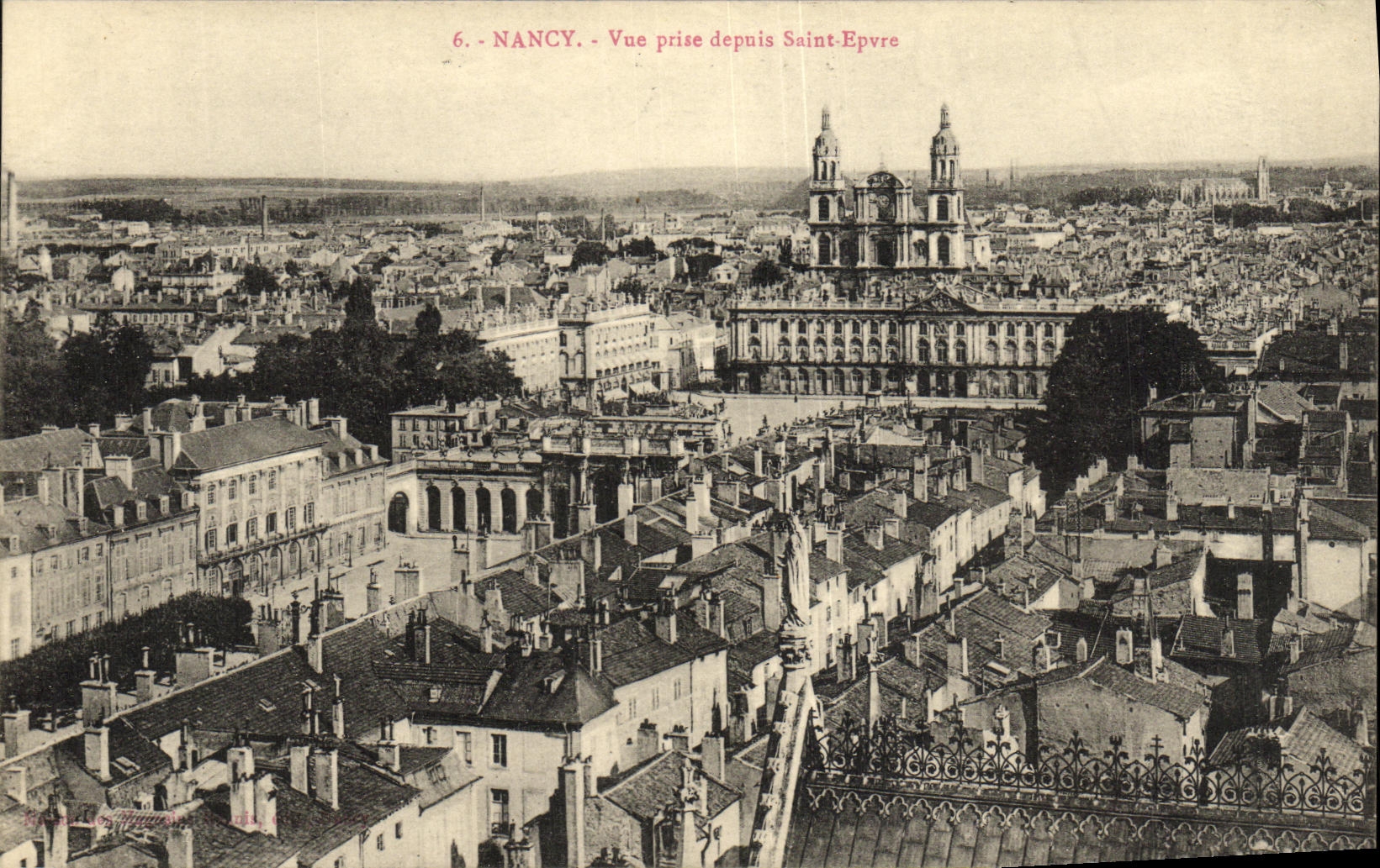 CPA Nancy Vue Prise depais Saint Epvre