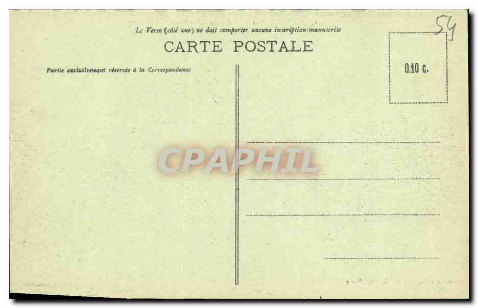 CPA Nancy Vue Prise depais Saint Epvre — Verso