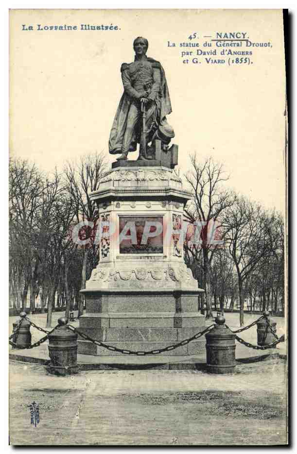 CPA Nancy La statue du General Drouot par David d Angers et G Viard