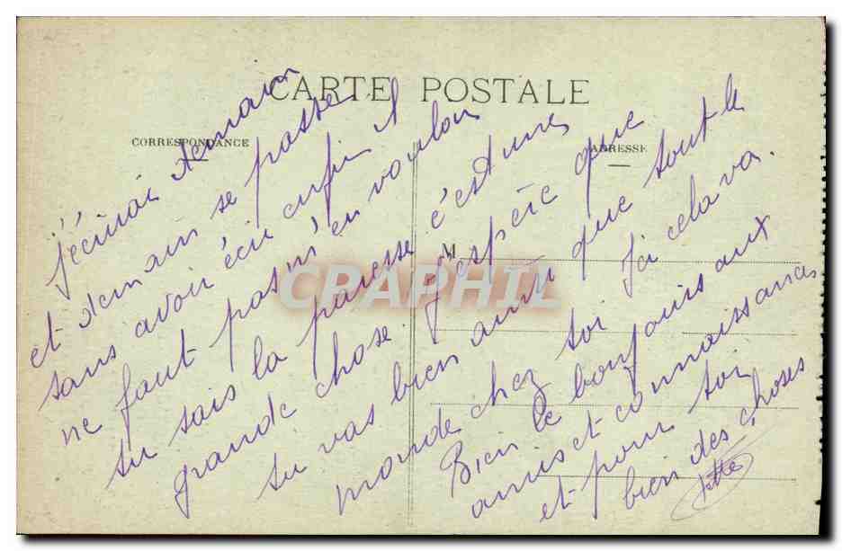 CPA Nancy Le Monument Carnot a l entree du Cours Leopold  — Verso