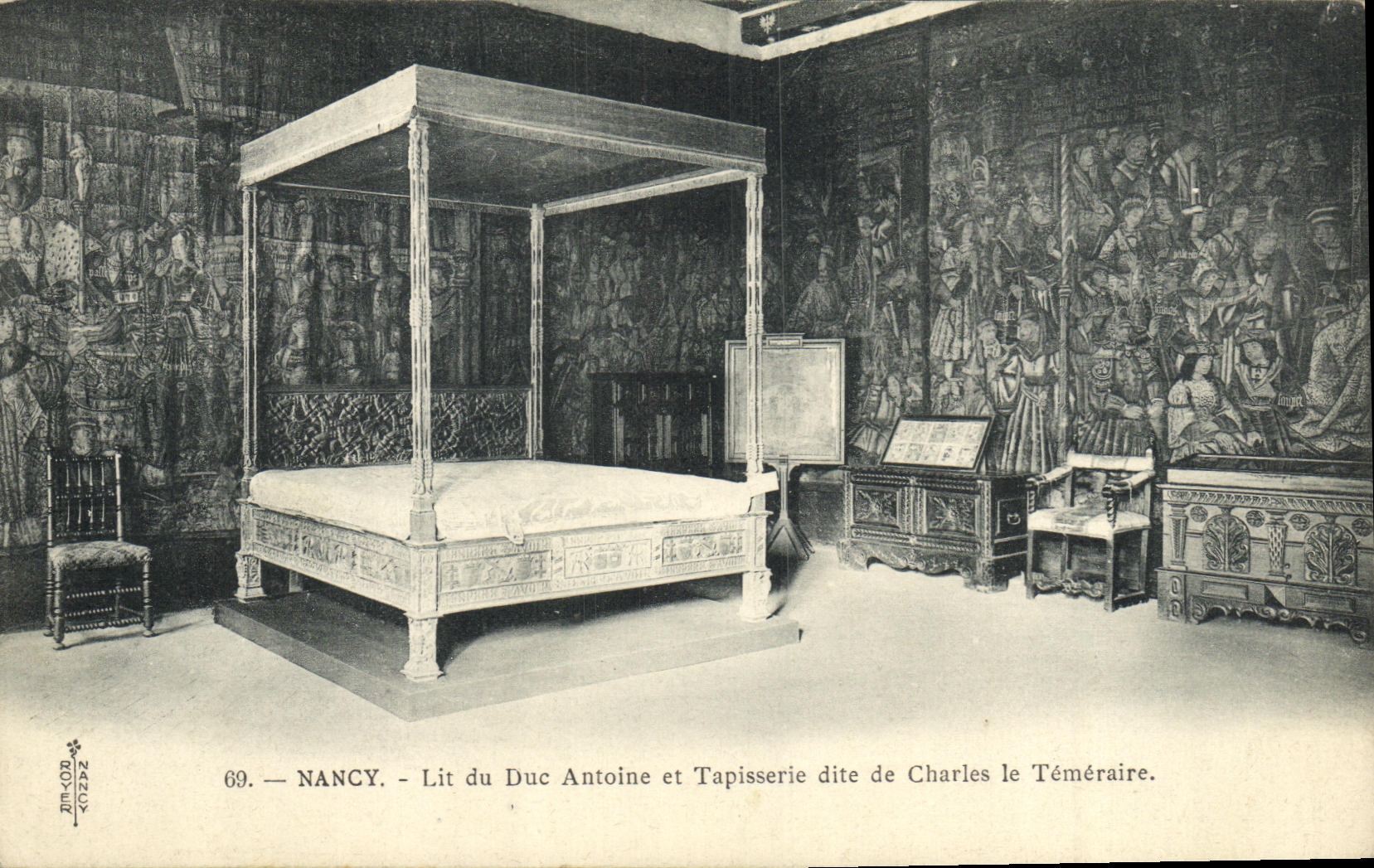 CPA Nancy Lit du Duc Antoine et Tapisserie dite de Charles le Temeraire