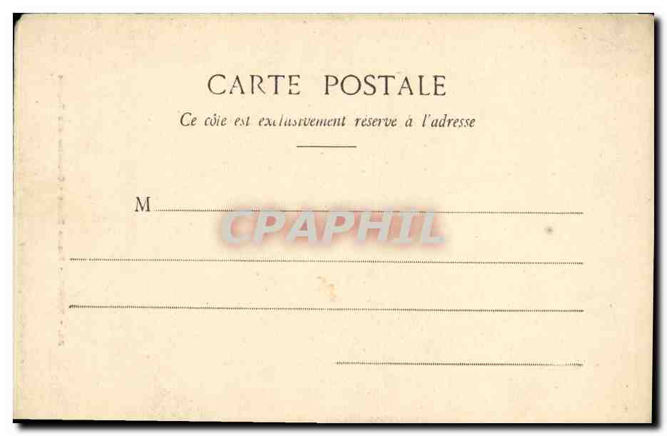 CPA Nancy Palais Ducal Galeries Des Taques — Verso