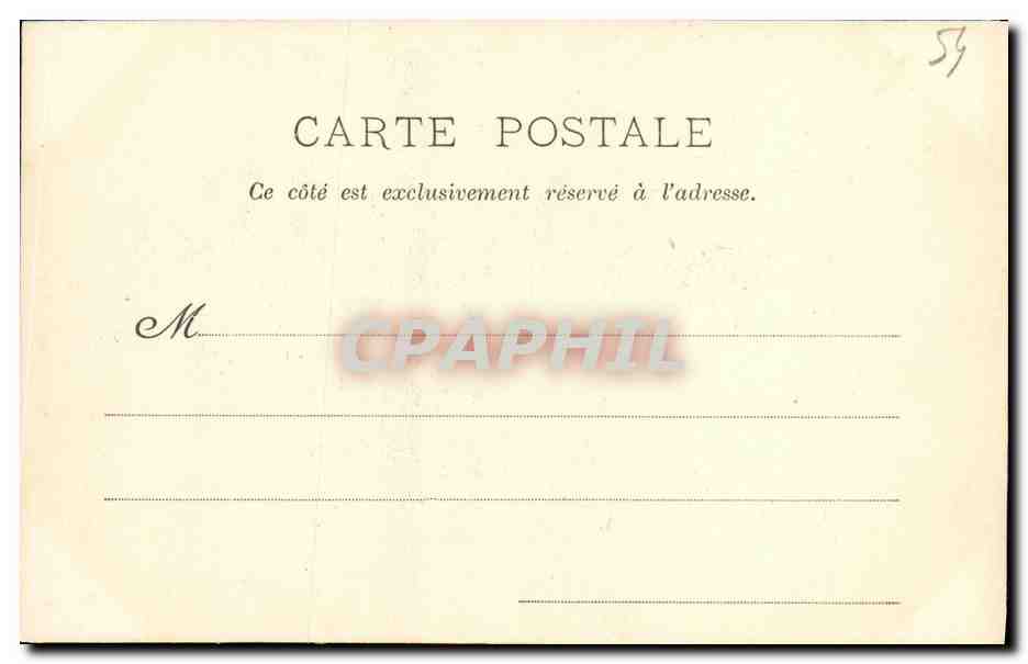 CPA Nancy Porterie du Palais Ducal Musee lorrain — Verso