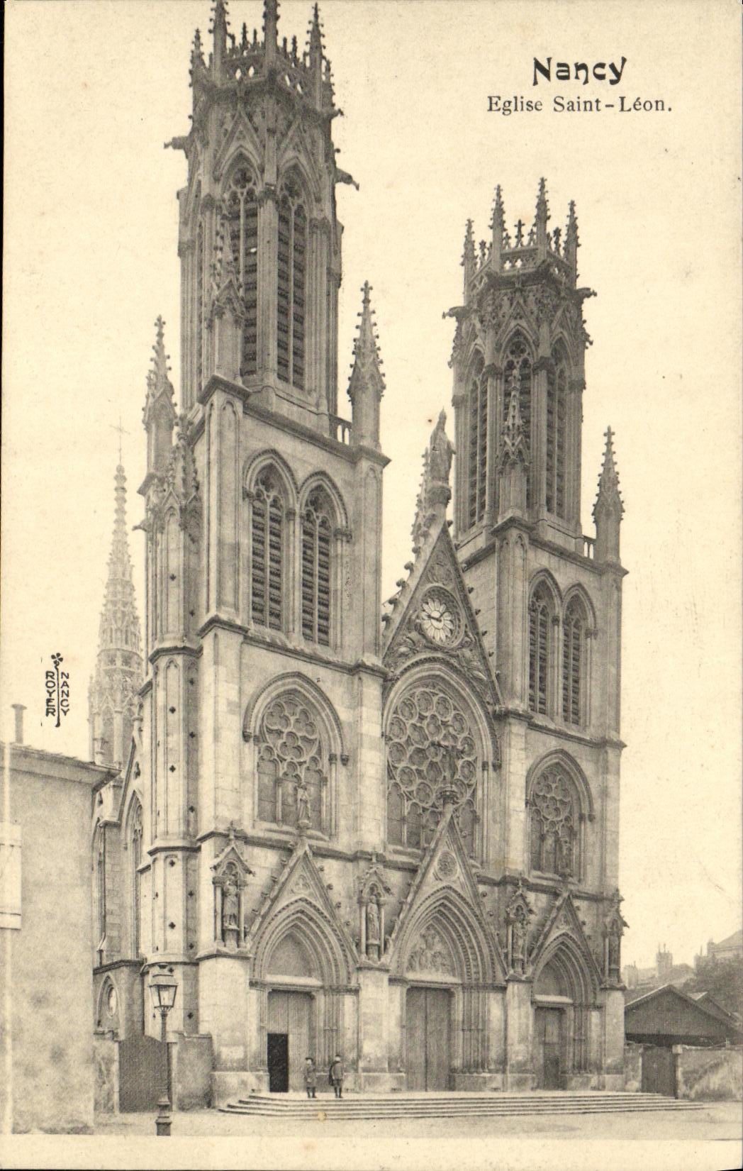 CPA Nancy Eglise Saint Leon