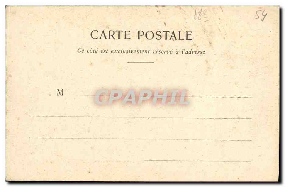 CPA Nancy Fontaire De Neptune — Verso