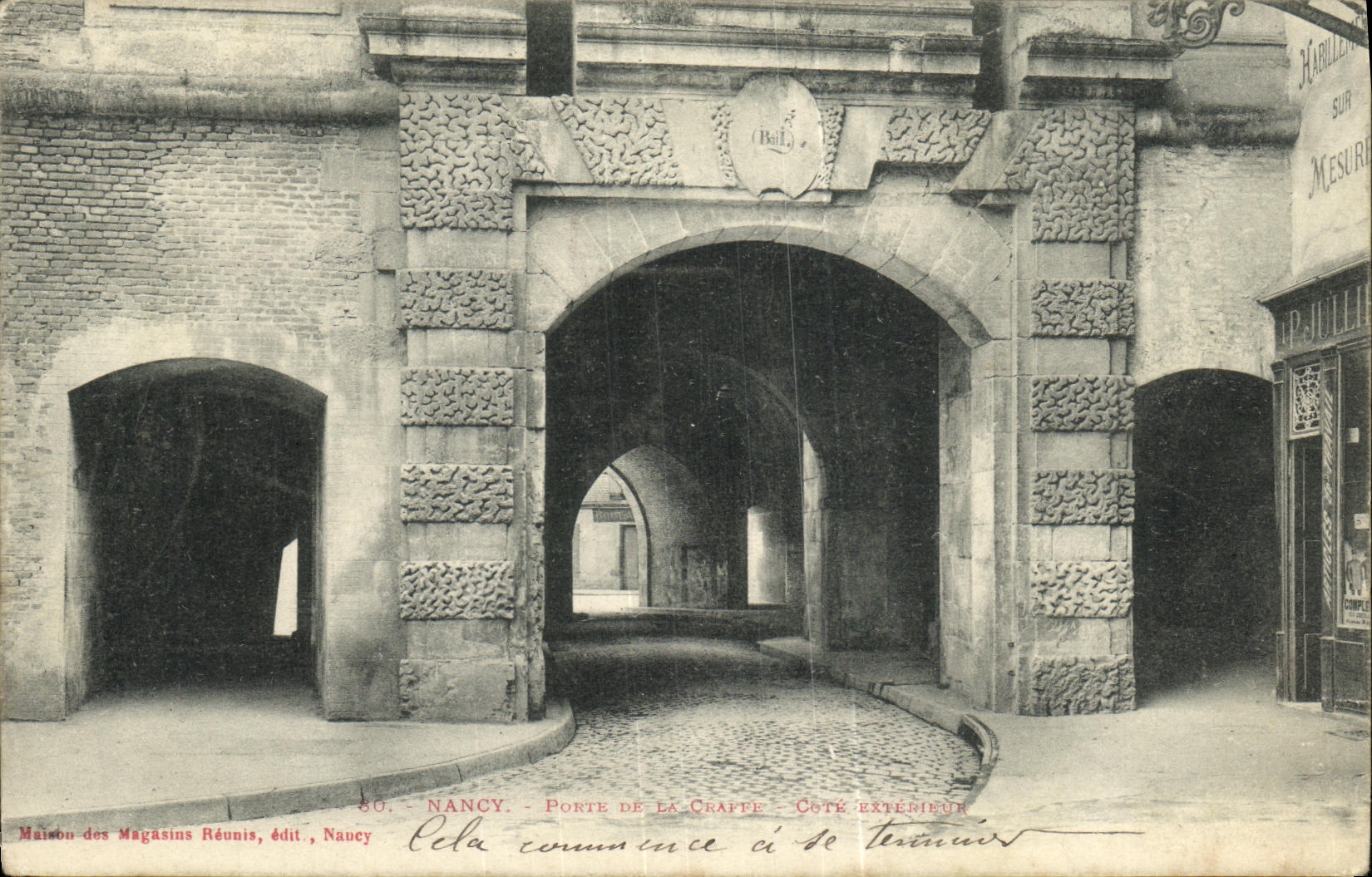 CPA Nancy Ponte De la Craffe Cote exterieur