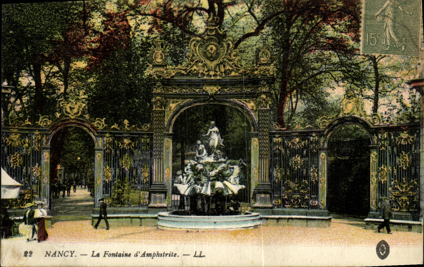 CPA Nancy La Fontaine d Amphitrite