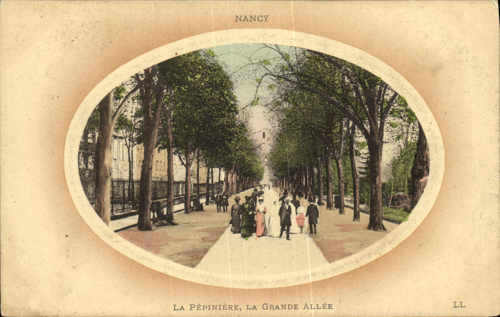 CPA Nancy La Pepiniere La Grande Allee