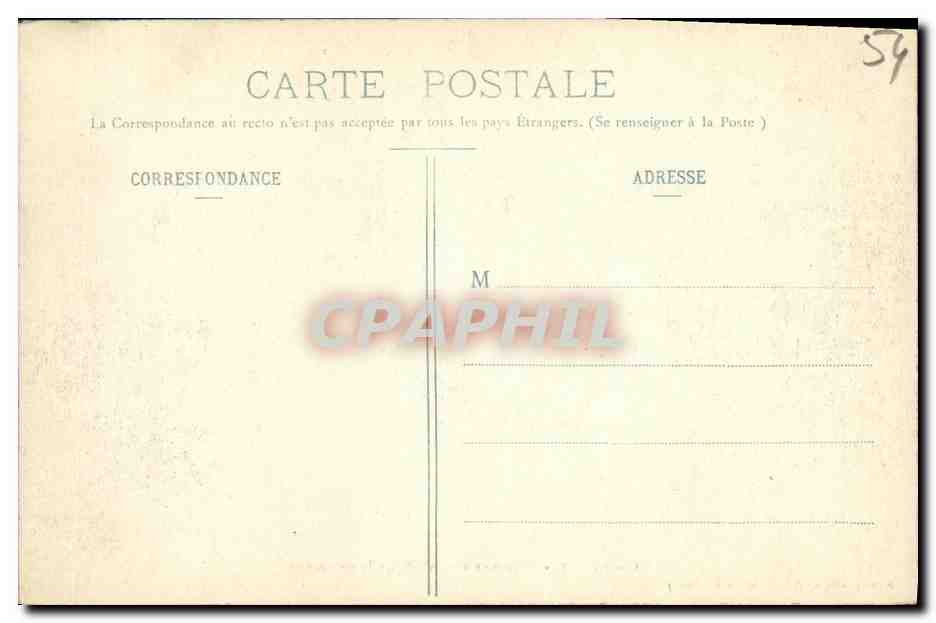 CPA Nancy Place Stanislas et Grilles Jean Lrmour — Verso