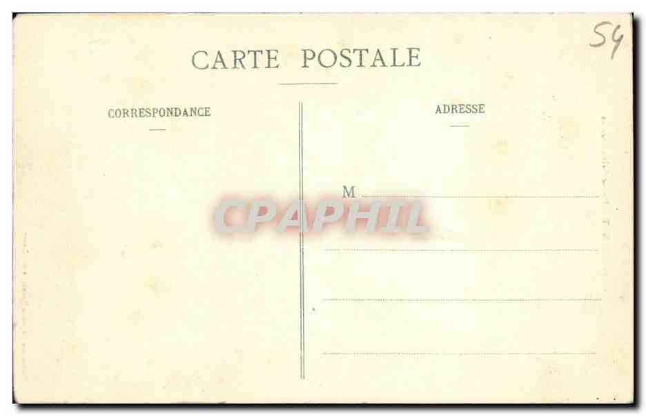 CPA Nancy Eglise Saint Nicolas — Verso