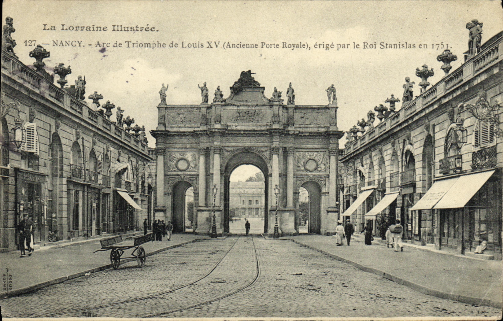 CPA Nancy Arc de Triomphe de Louis XV