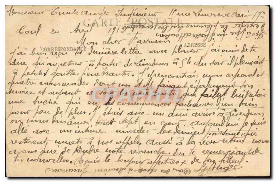 CPA Nancy Basilique St Epvre Place des Dames — Verso