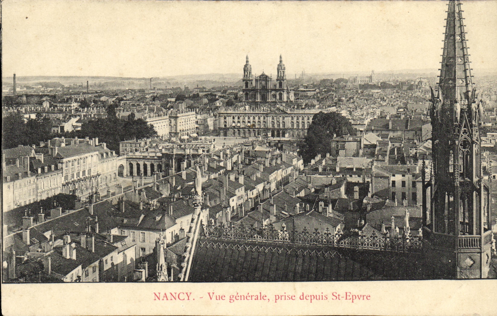 CPA Nancy Vue Generale Prise depuis St Epvre