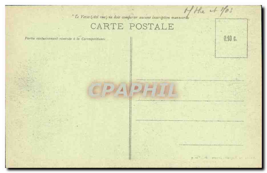 CPA Nancy Place et Rue Saint Jean — Rückseite