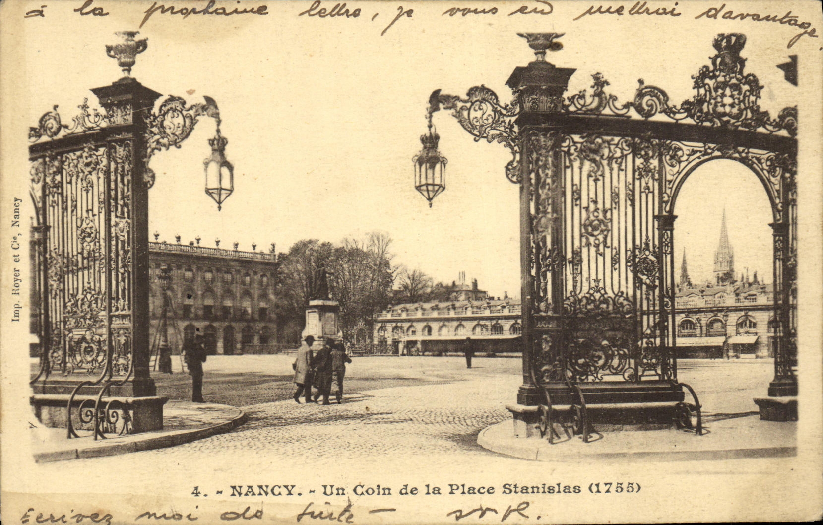 CPA Nancy Un Coin de la Place Stanislas