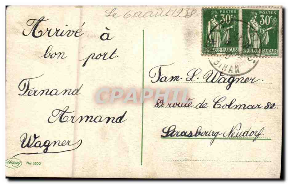 CPA Pecheur au bord de la mer — Verso