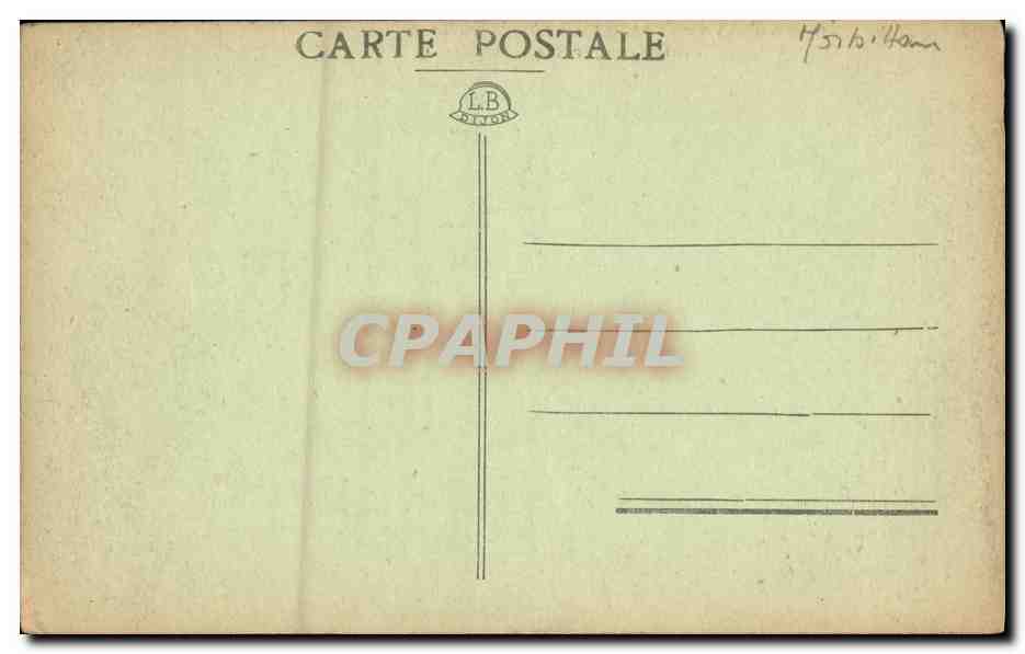 Abbaye Notre Dame de Langonnet — Entrée des Jardins — éditeur L.B. Paris, n°12 — Rückseite