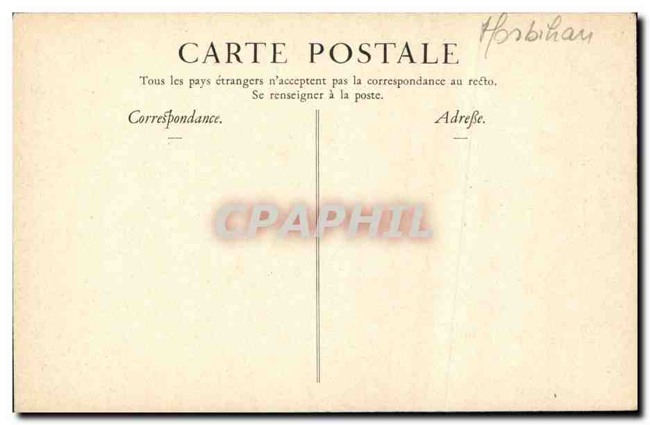 CPA Imprimerie Nationale Ancien hotel de Rohan — Rückseite