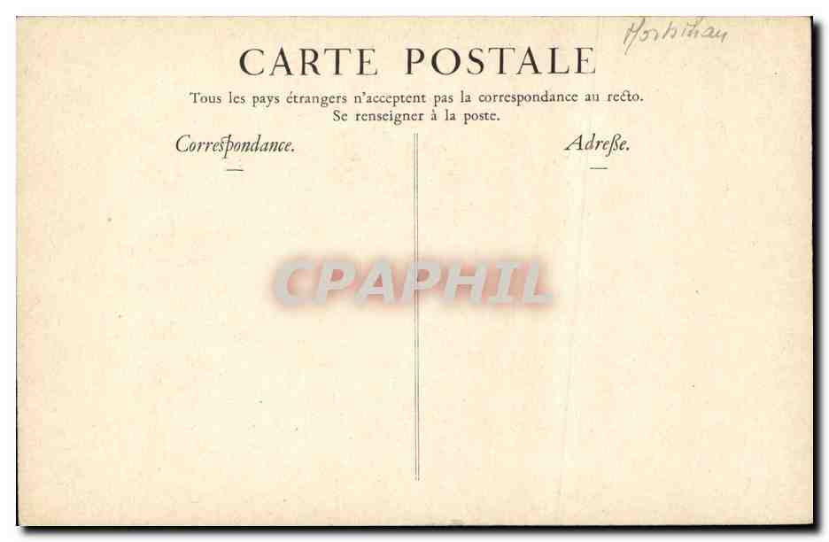 CPA Imprimerie Nationale Ancien hotel de Rohan — Rückseite