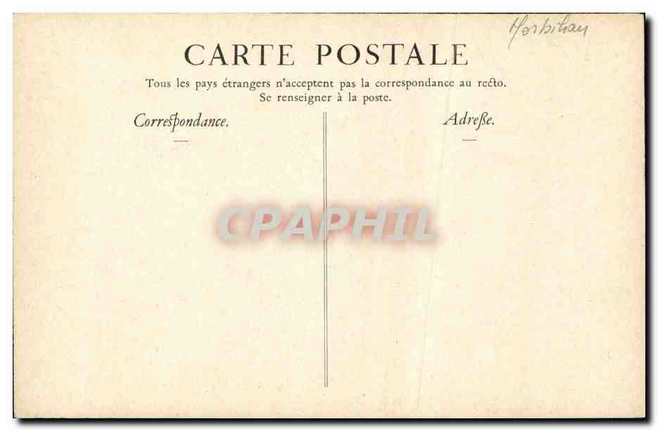 CPA Imprimerie Nationale Ancien hotel de Rohan — Rückseite