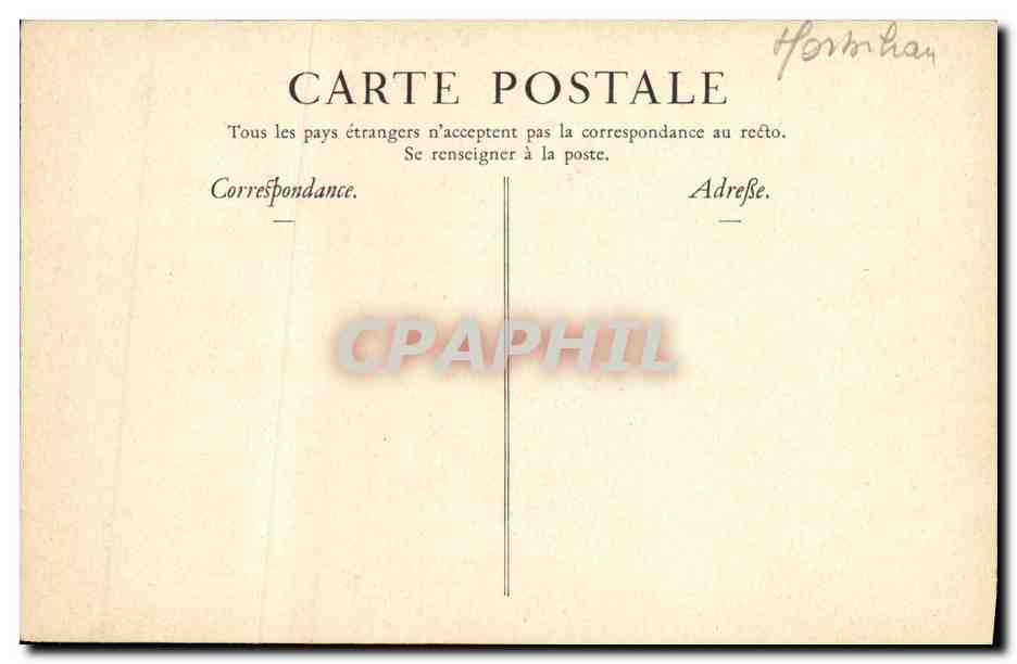 CPA Imprimerie Nationale Ancien hotel de Rohan — Rückseite