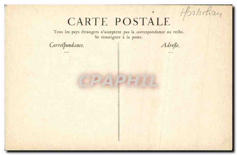 CPA Imprimerie Nationale Ancien hotel de Rohan — Rückseite