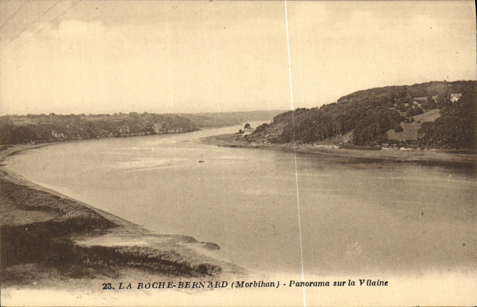 CPA La Roche Bernard Panorama sur la Vilaine