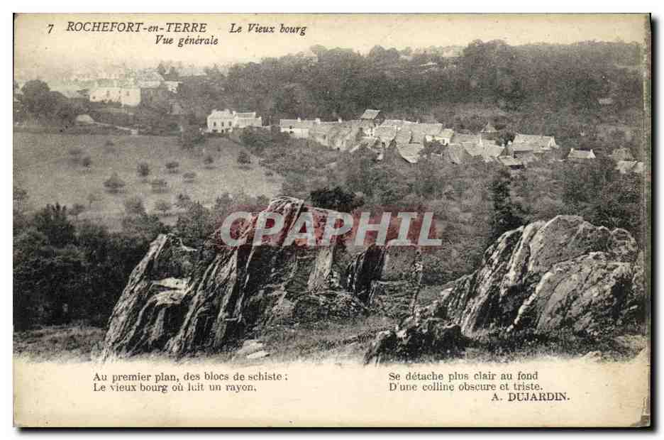 ROCHEFORT-en-TERRE — Le Vieux bourg — Vue générale — A. DUJARDIN